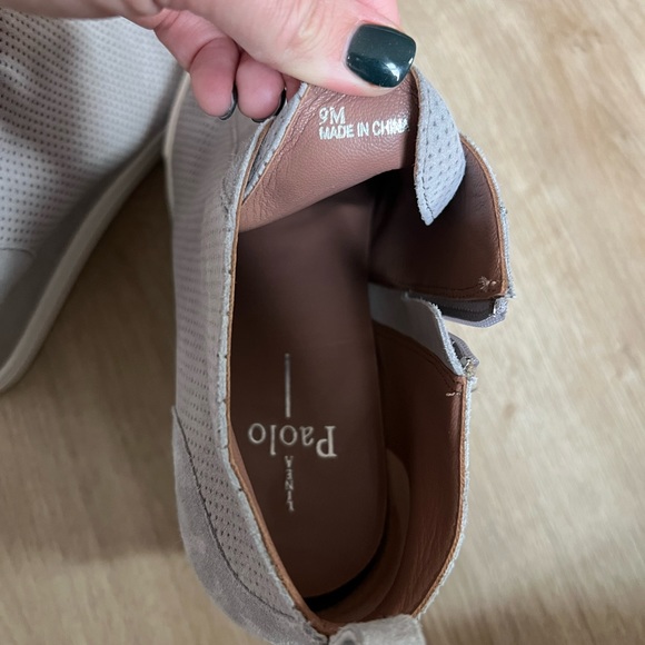 Linea Paolo Wedge Sneaker Light Grey - Picture 8 of 8